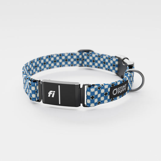 Fi GPS Included Mod Tie Blue Everyday Collar