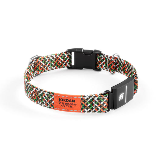 Fi-Ready Lattice Orange Collar