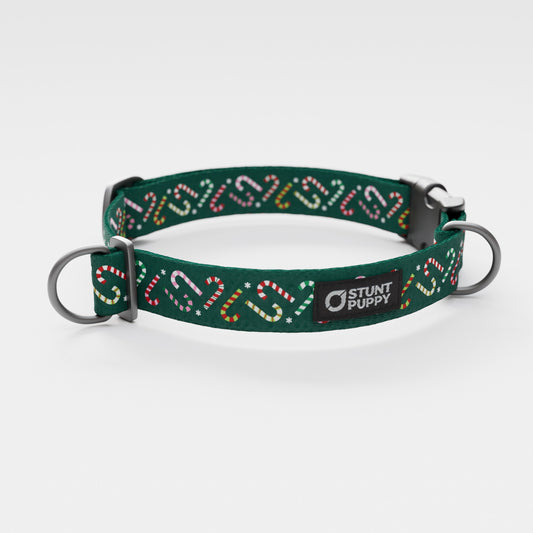 Candy Canes Green Everyday Collar