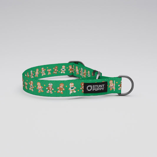 Martingale Limited-Slip Collar Gingerbread Green