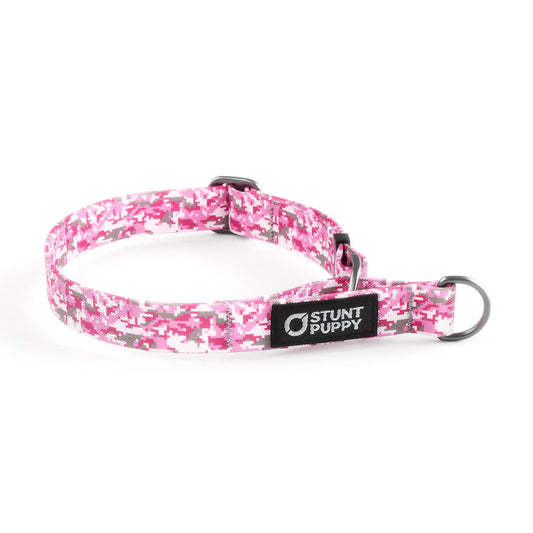 Martingale Limited-Slip Collar Camo Pink