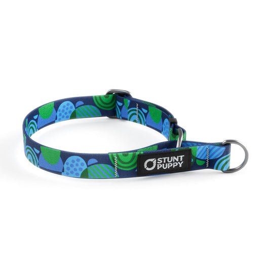 Martingale Limited-Slip Collar Marbles Blue Green