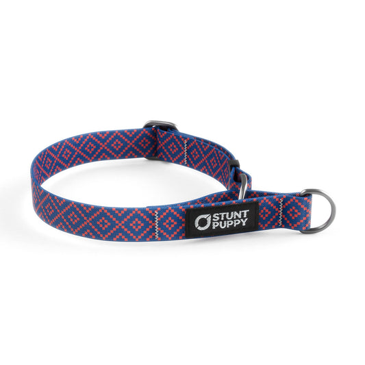 Martingale Limited-Slip Collar Pixie Blue Red