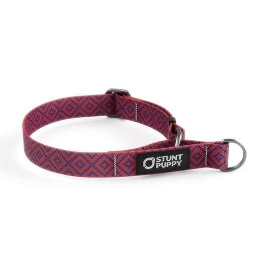 Martingale Limited-Slip Collar Pixe Red Blue