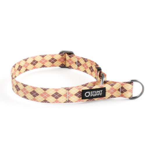 Martingale Limited-Slip Collar Argyle Salted Caramel