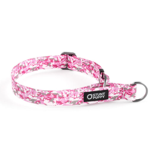 Martingale Limited-Slip Collar Camo Pink