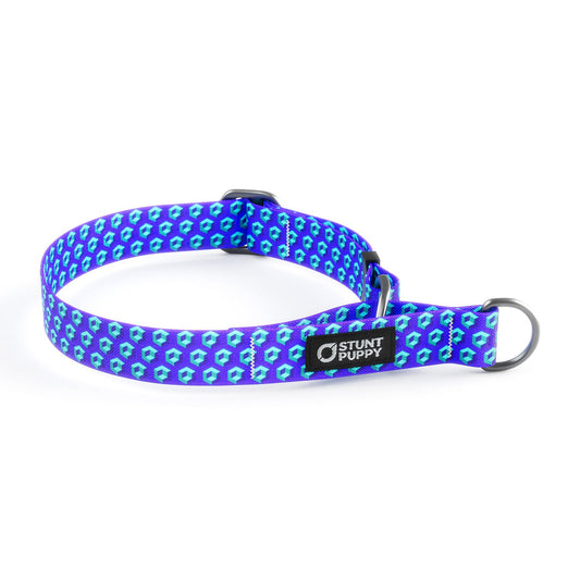 Martingale Limited-Slip Collar Cubular Blue