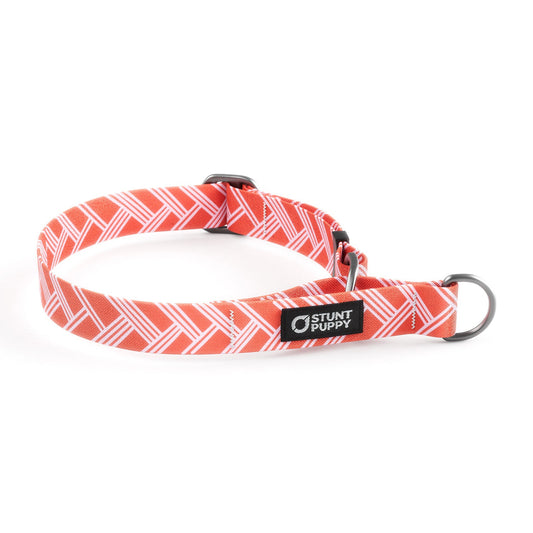 Martingale Limited-Slip Collar Fishtail Red White