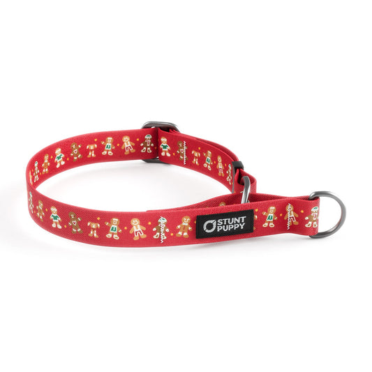 Martingale Limited-Slip Collar Holiday Gingerread Red