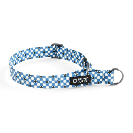 Martingale Limited-Slip Collar Mod Tie Blue
