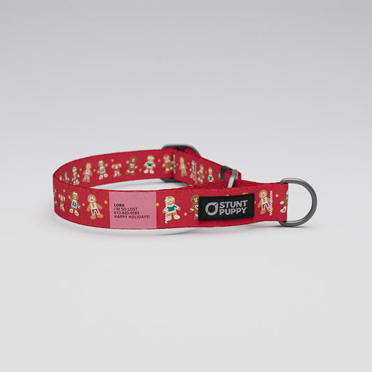 Martingale Limited-Slip Collar Gingerbread Red