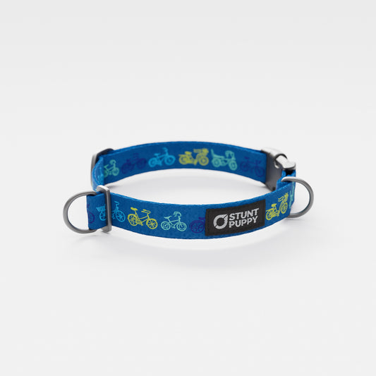 Jill Kittock Bikes Blue Everyday Collar
