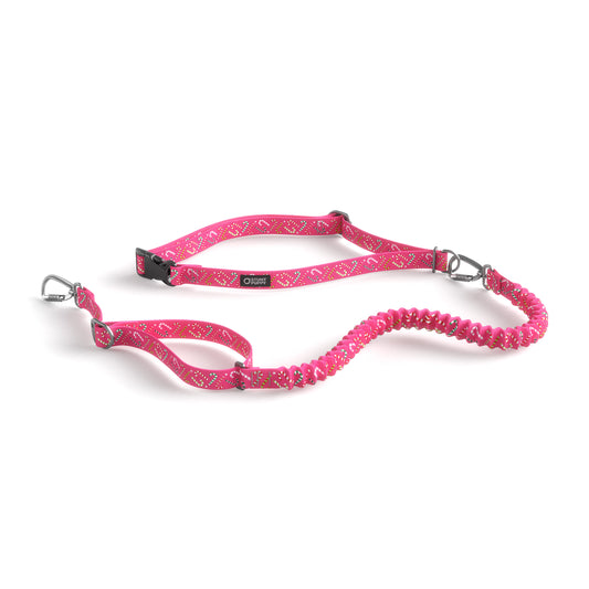 Stunt Runner™ Hands-Free Leash Candy Canes Pink