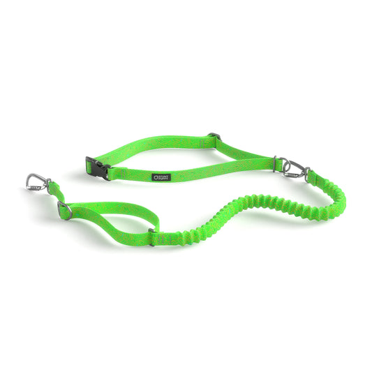 Stunt Runner™ Hands-Free Leash Petri Chartreuse
