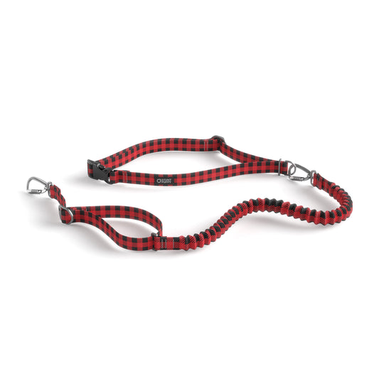 Stunt Runner™ Hands-Free Leash Buffalo Plaid