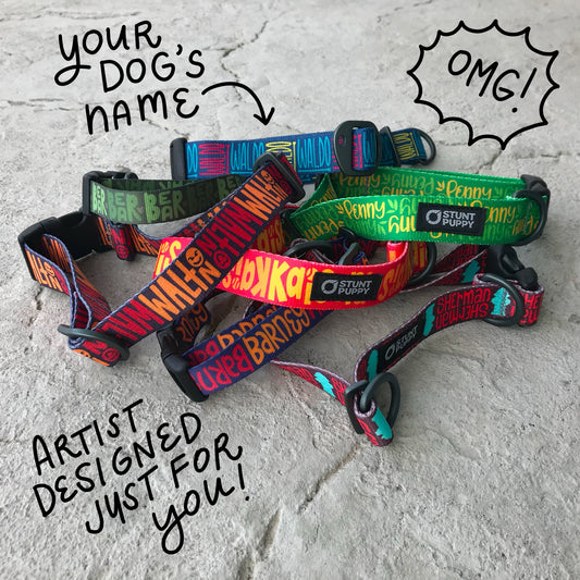 Hand-Lettered Custom Collar